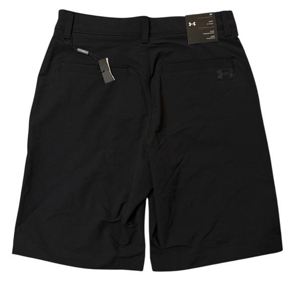 Under Armour Court Golf 10” black shirts men’s sz 30 nwt new - Picture 4 of 9